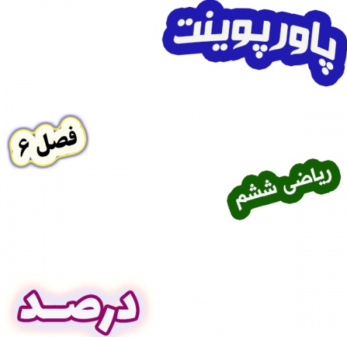 پاورپوینت ریاضی ششم، فصل 6: درصد