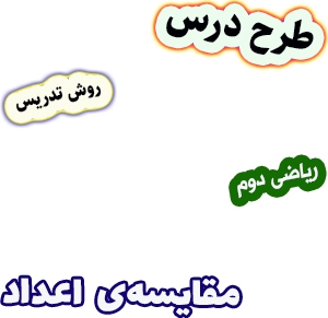 طرح درس و روش تدریس ریاضی دوم، فصل6: مقایسه‌ی  اعداد