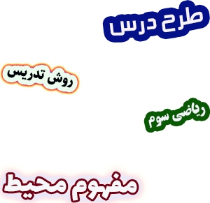 طرح درس و روش تدریس ریاضی سوم، فصل5: مفهوم محیط