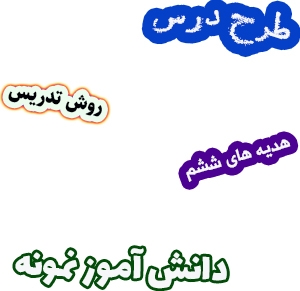 طرح درس و روش تدریس هدیه های آسمان ششم، درس12: دانش آموز نمونه