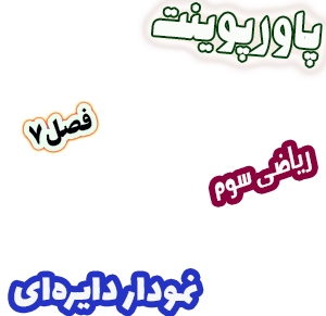 پاورپوینت ریاضی سوم دبستان، فصل7: نمودار دایره ای
