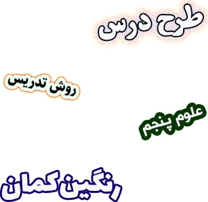 طرح درس و روش تدریس علوم پنجم، درس3: رنگین کمان (منشور، عدسی و تجزیه نور)